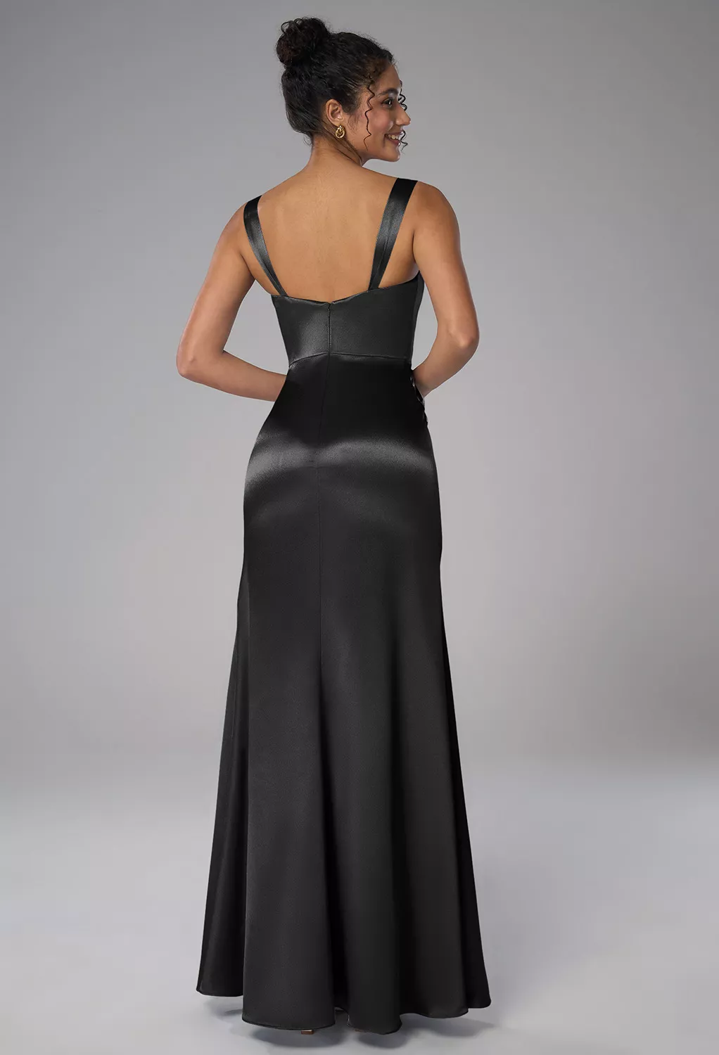 AW Bridie Black Metallic  Beach Wedding Guest Dresses
